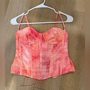 White Fox Bustier Top